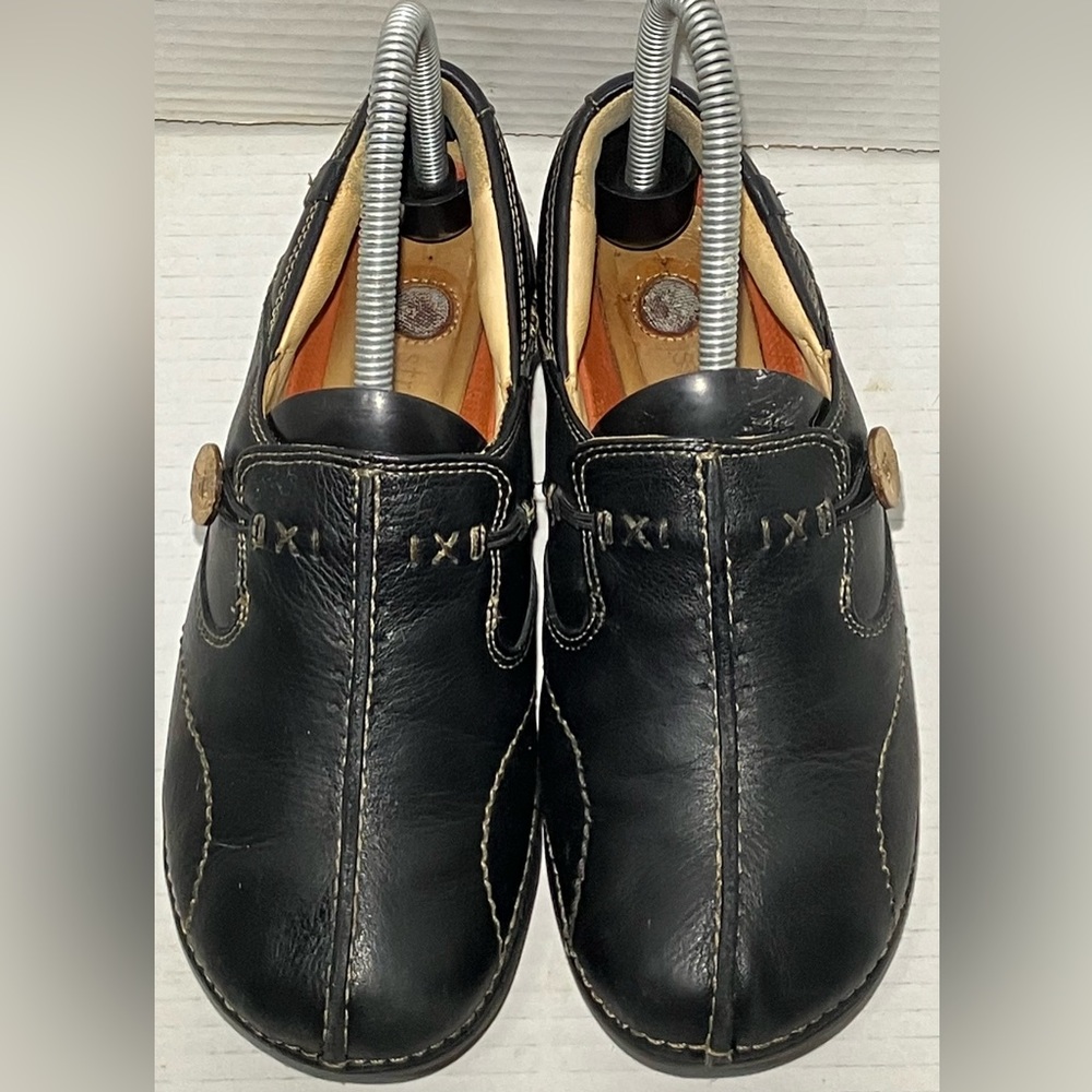 Clarks Unstructured Un Loop Slip On Loafers Black… - image 6